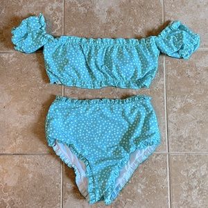 Two Piece High Waisted Bathing Suit